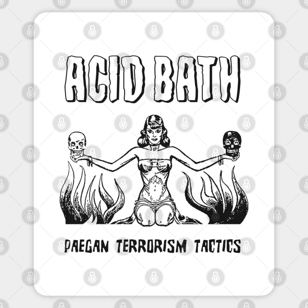 Acid Bath - Classic Fanmade Sticker by fuzzdevil